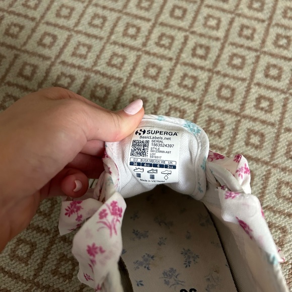 Superga floral ribbon sneakers - Picture 6 of 10